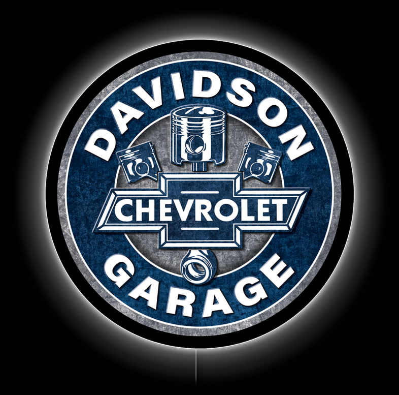 Chevrolet Garage Custom LED Sign 23 in