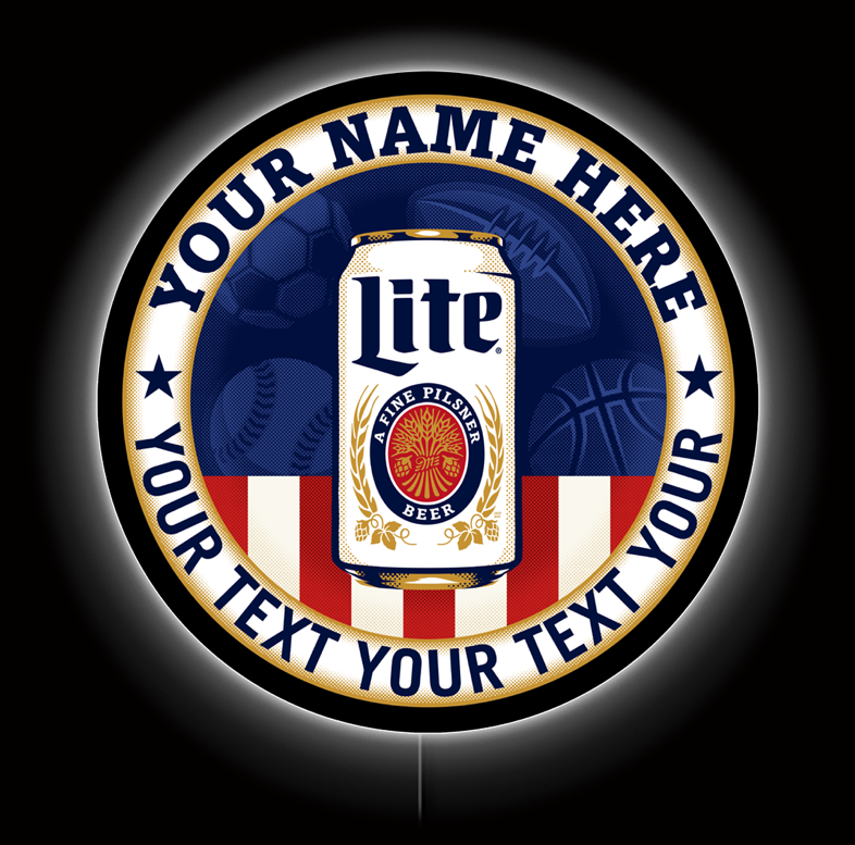 Miller Lite Sports LED Sign TheFoundry.Store