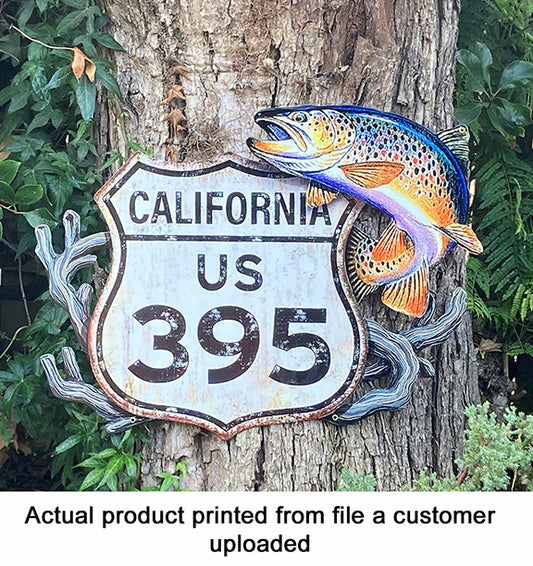 FULLY Custom 22 Guage Steel signs - Laser cut and printed to YOUR DESIGN!