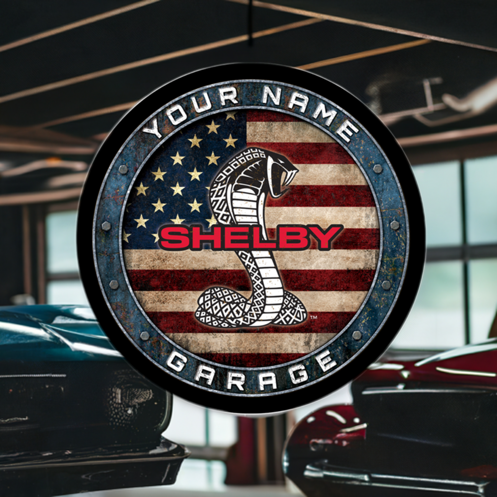 American Shelby Garage Custom LED Sign 38 in