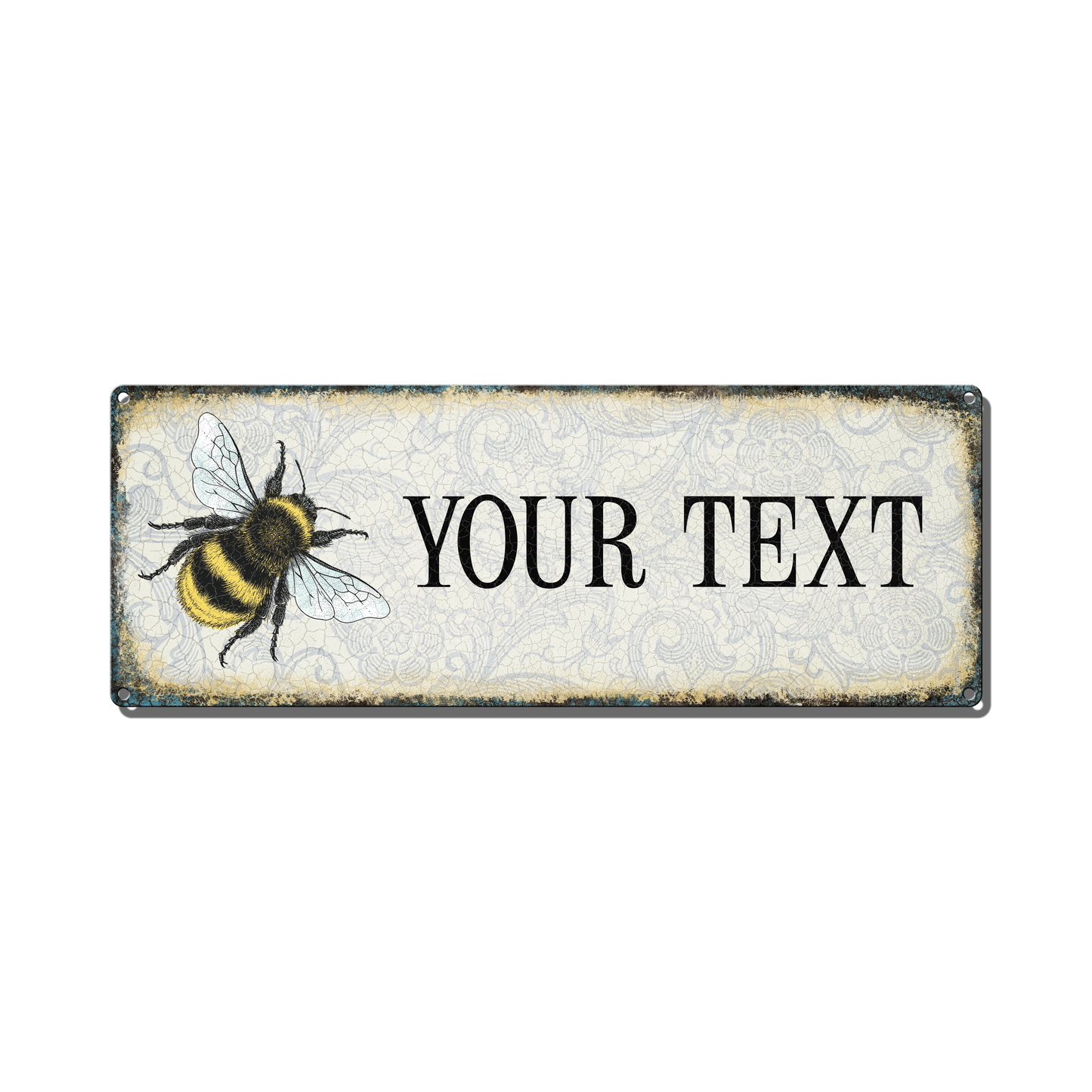 Bee Custom Metal Sign