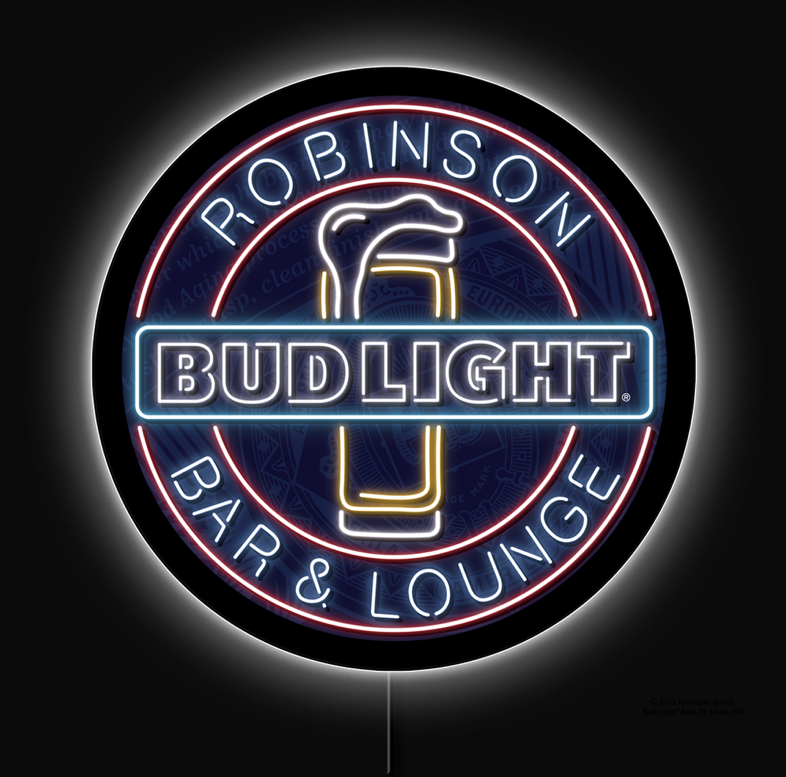 Budlight Custom LED Sign 38 in