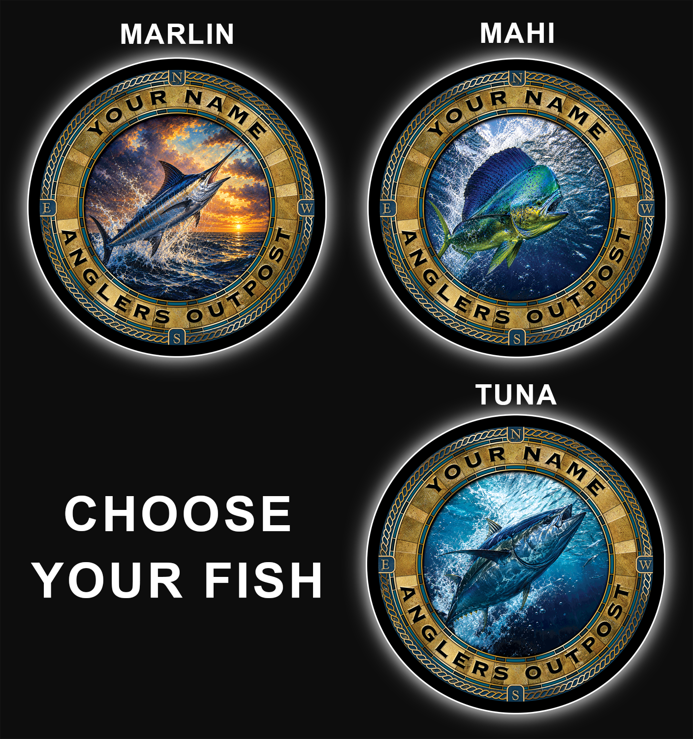 Anglers Outpost Custom LED Sign (23" / 36") – Lighted Wall Art