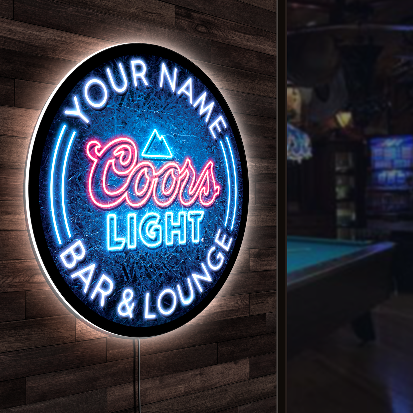 Coors Light Neon Custom LED Sign 23 in