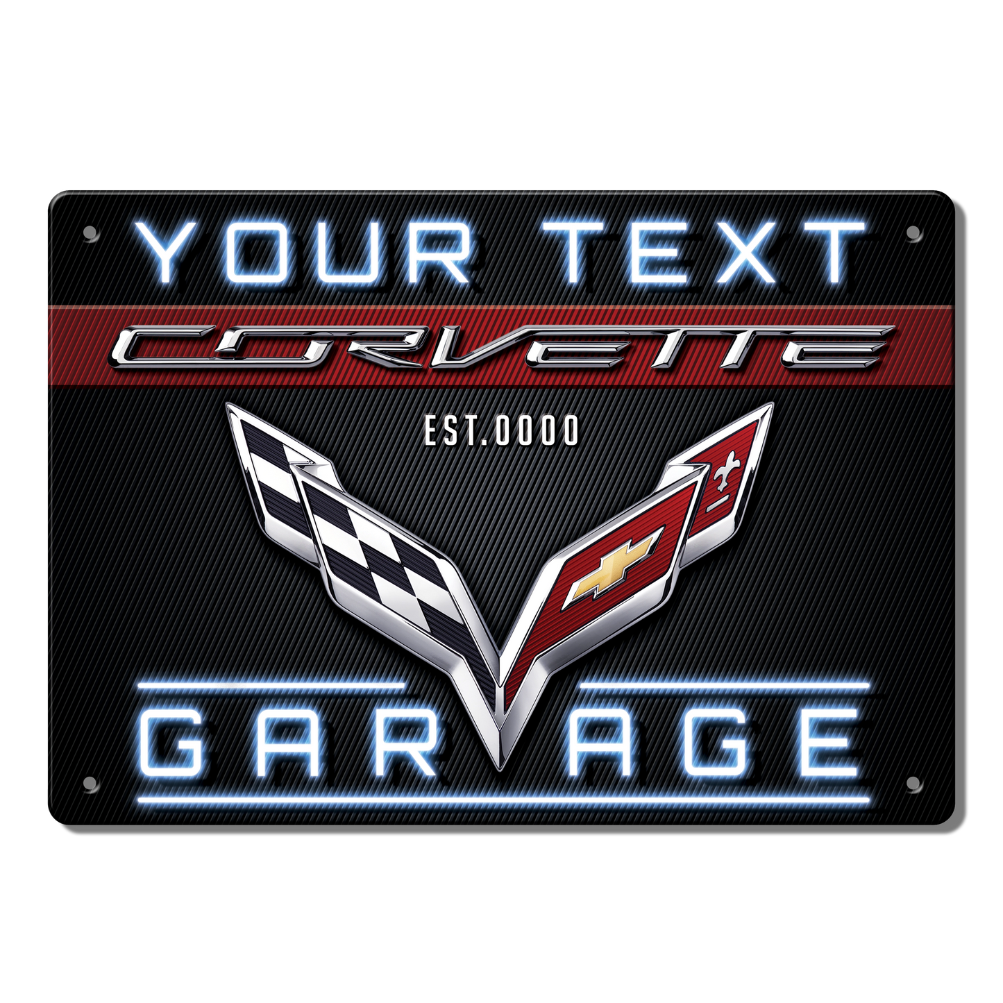 Corvette Garage Desklite (Plate Only)