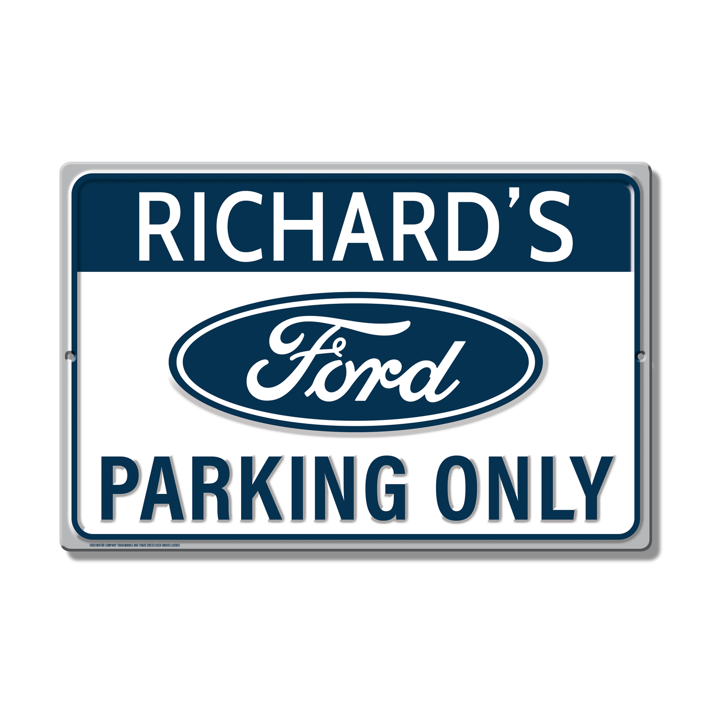 Ford Parking Only Custom Metal Sign