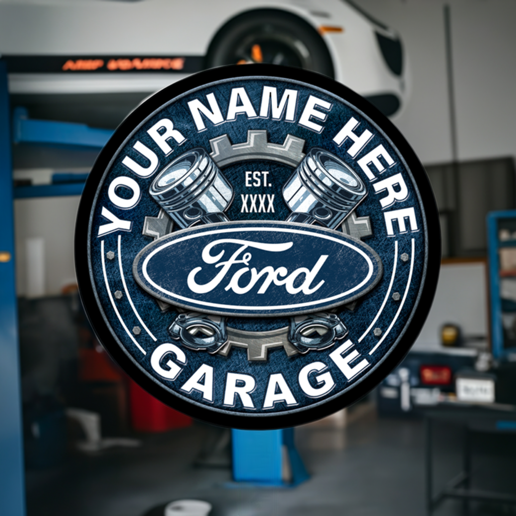 Ford Garage Custom LED Sign 38 in