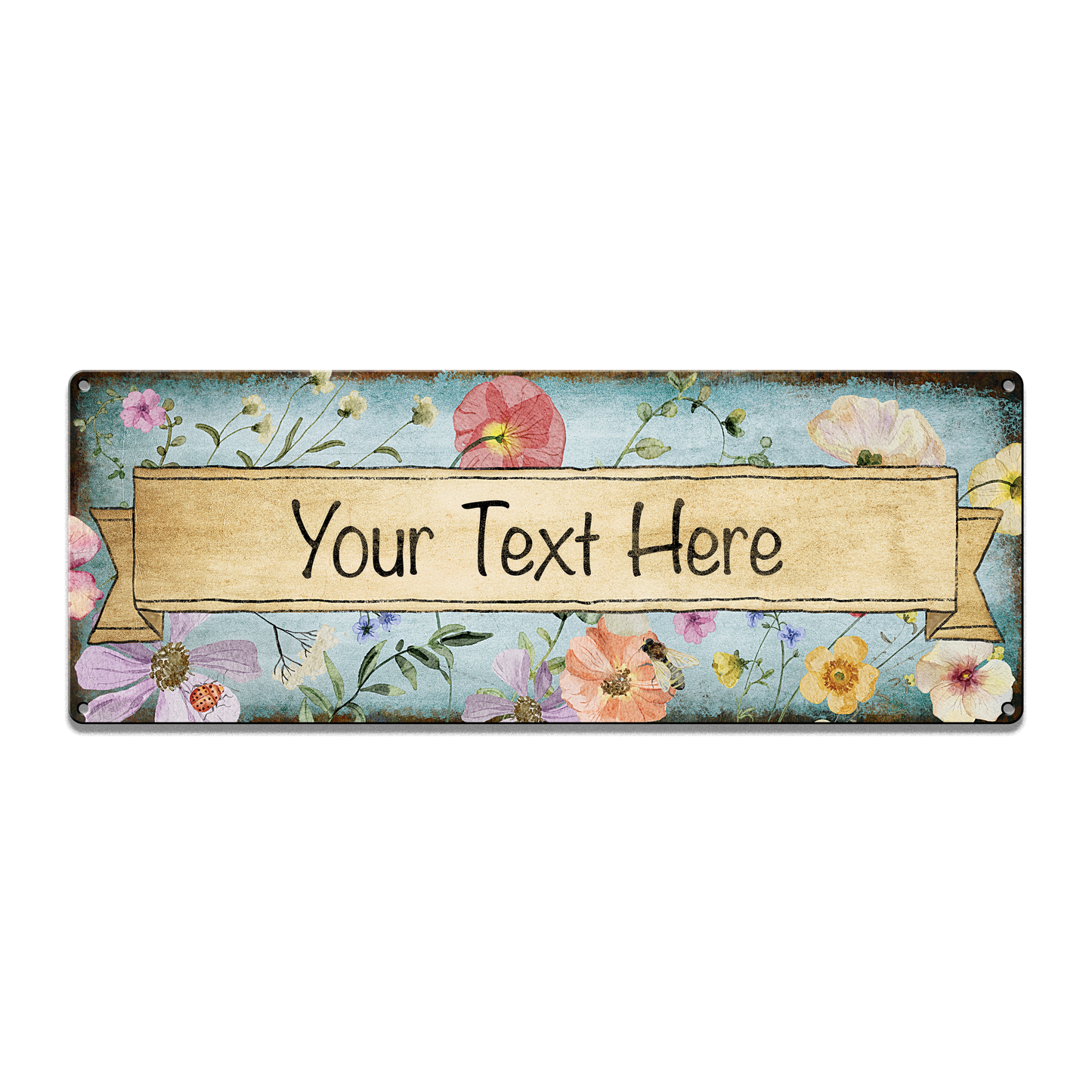 Garden Custom Metal Sign