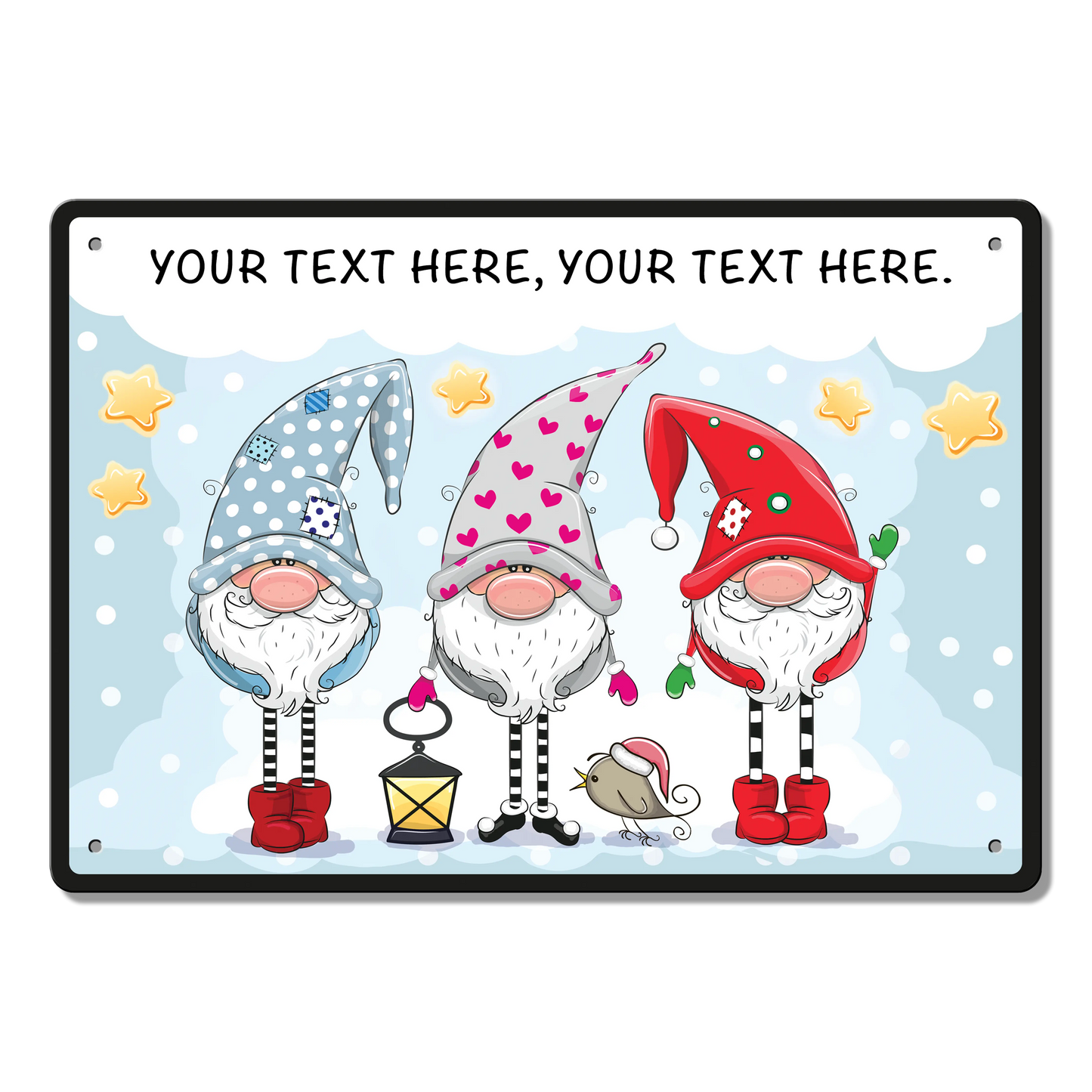 Holiday Gnomes Accent Light (Plate Only)