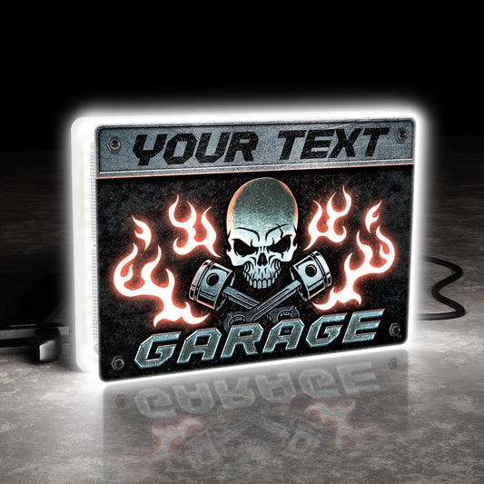 Skull & Pistons Garage Desklite