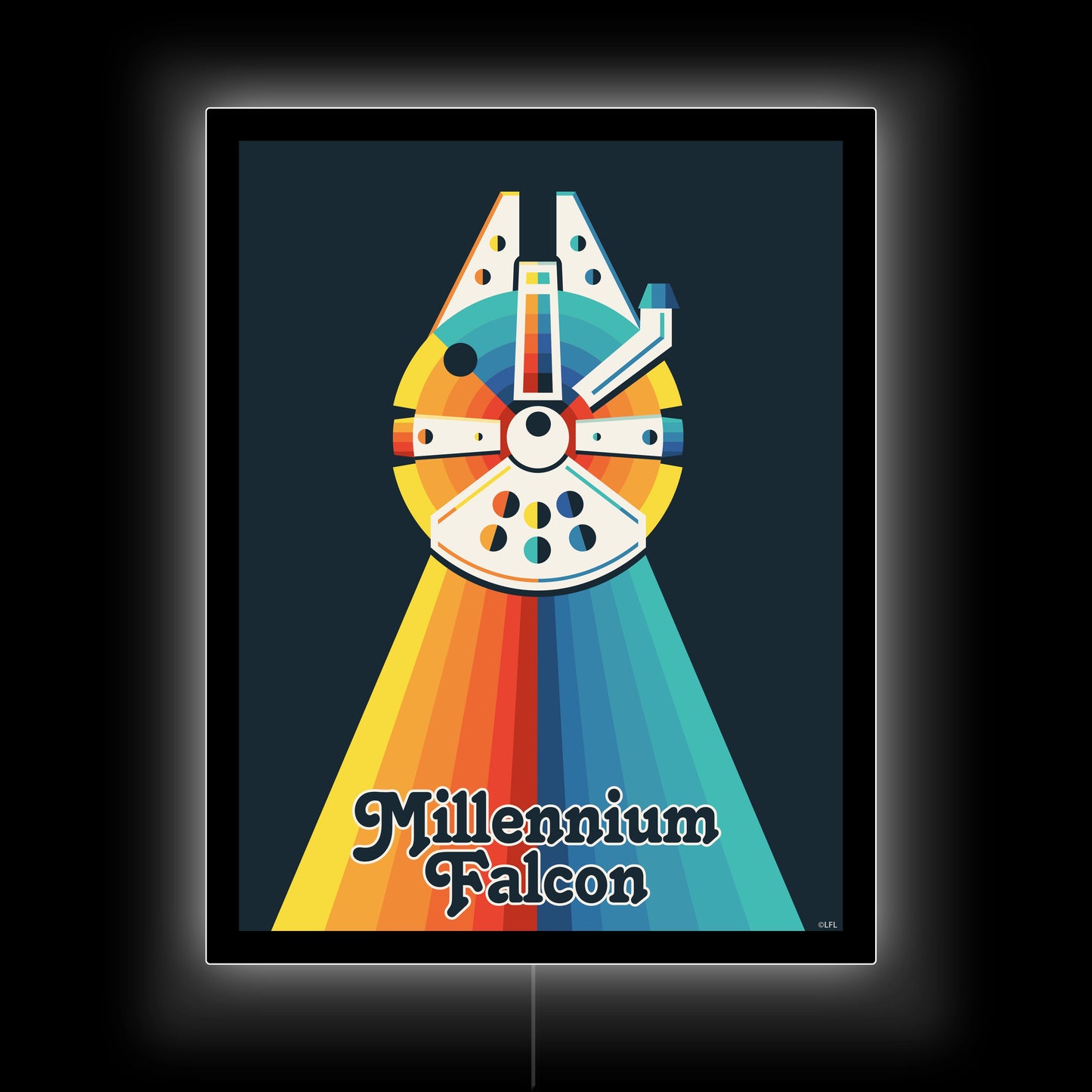 Millennium Falcon LED Sign