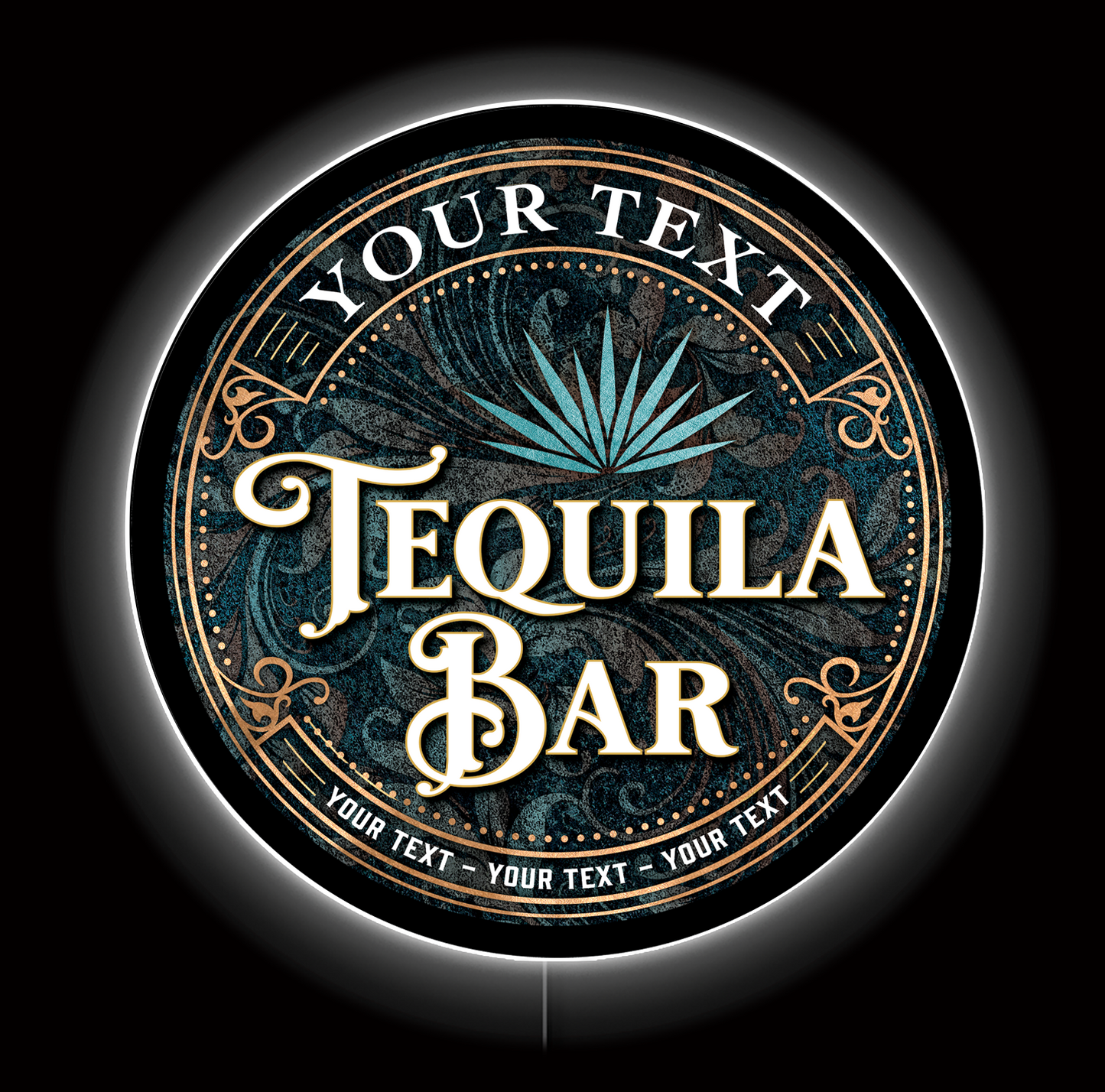 Tequila Bar Custom LED Sign 36 in