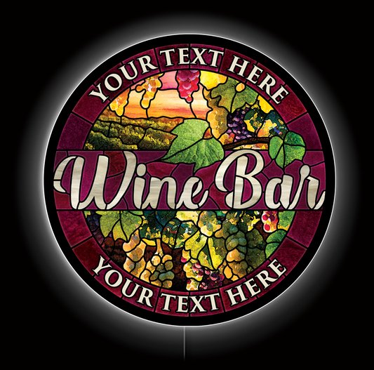 Wine Bar Custom LED Sign 23 in