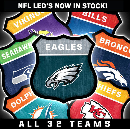 NFL SHIELD LED Sign 23 in