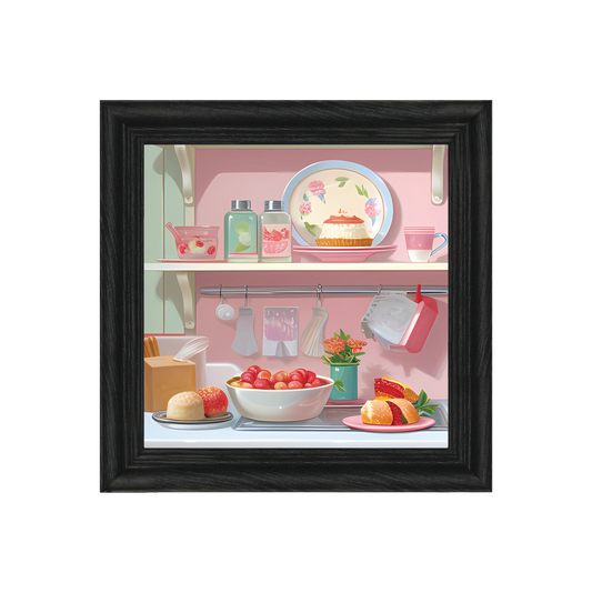 Kitchen Accent 1 Framed Canvas