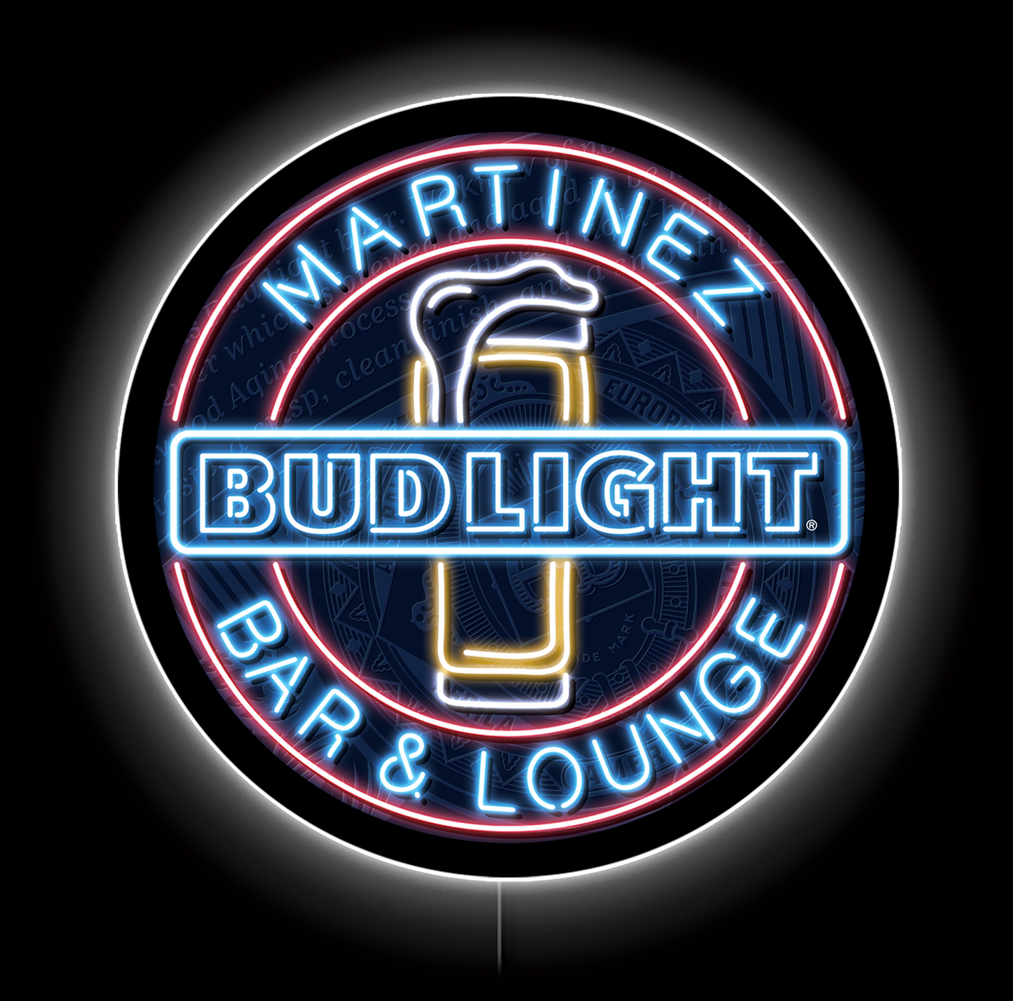 Bud Light Custom LED Sign 23 in