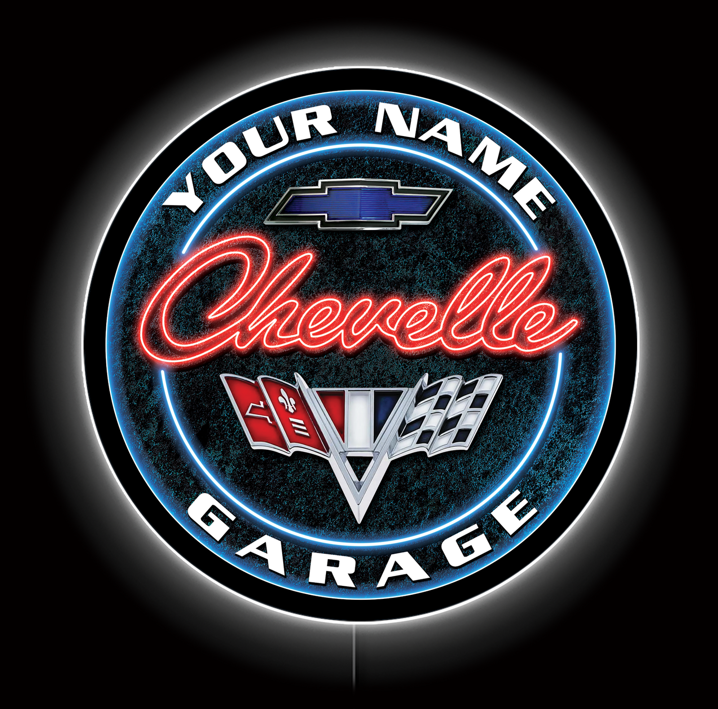 Chevelle Garage Custom LED Sign 36 in