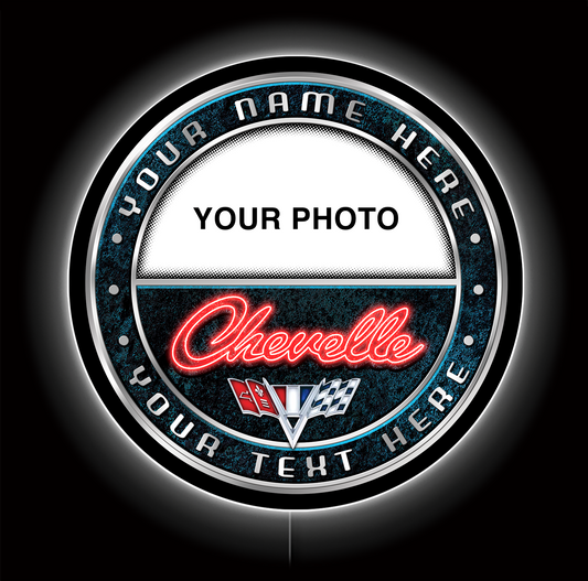 Chevelle Photo Custom LED Sign 23 in