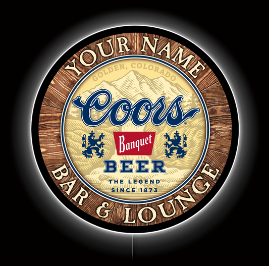 Coors Custom LED Sign 36 in