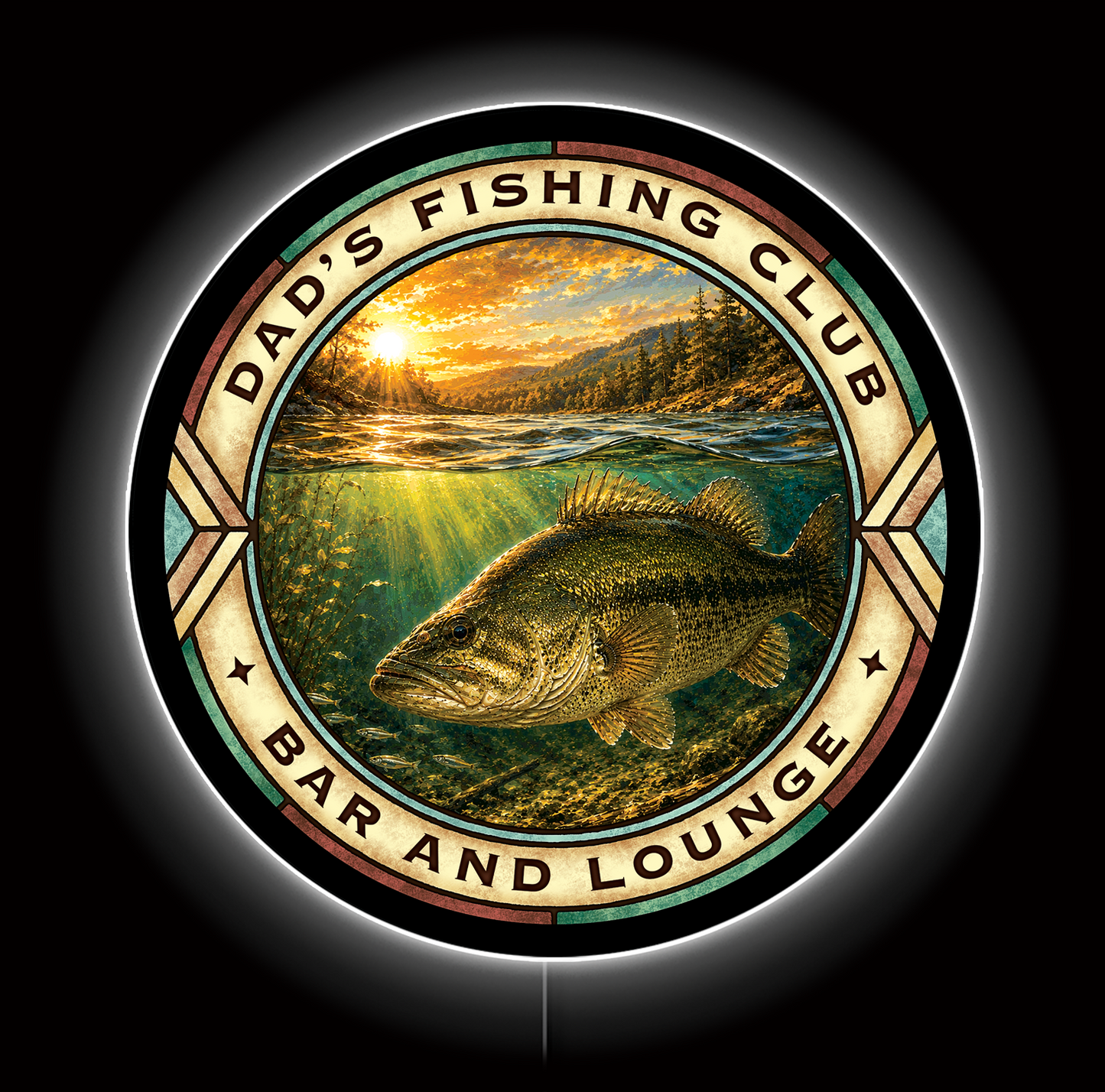 Fishing Custom LED Sign (23" / 36") – Lighted Wall Art