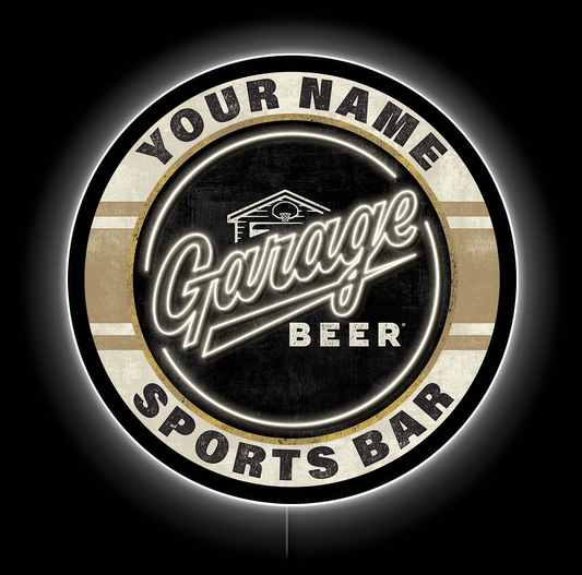 Garage Beer Neon Custom LED Sign 36 in