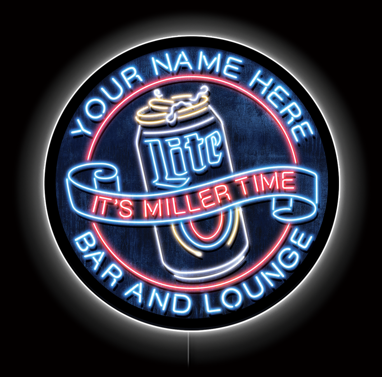 Miller Lite Neon Custom LED Sign 23 in