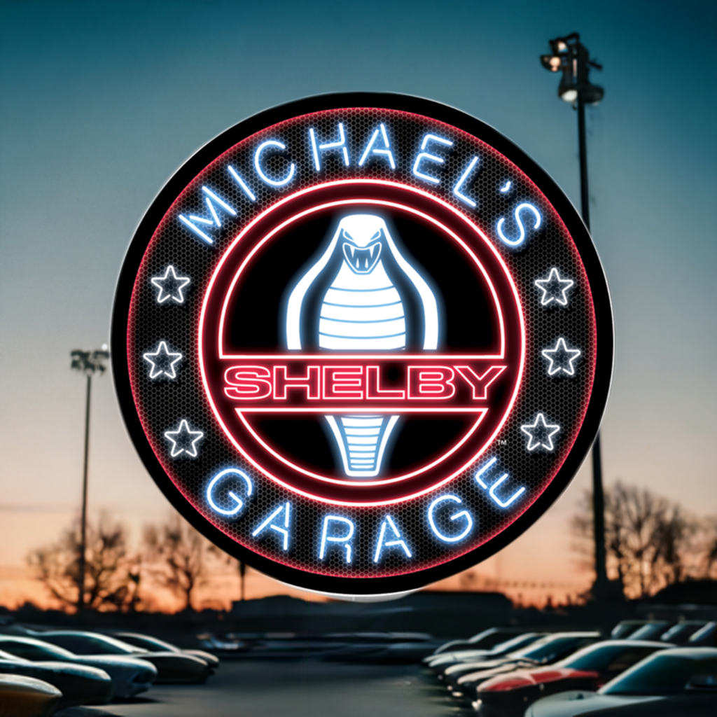 Shelby Glow Custom LED Sign 23 in