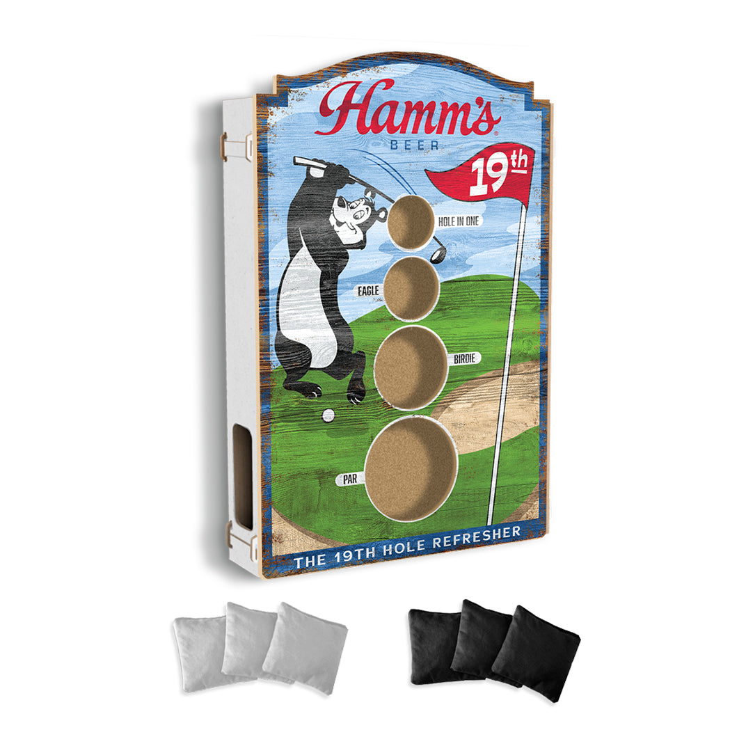 Hamm’s Wall Mounted “19th Hole” Bean Bag Toss Game Wholesale