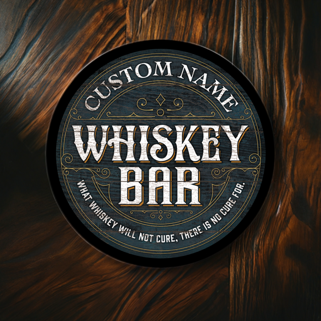 Whiskey Bar Custom LED Sign 38 in