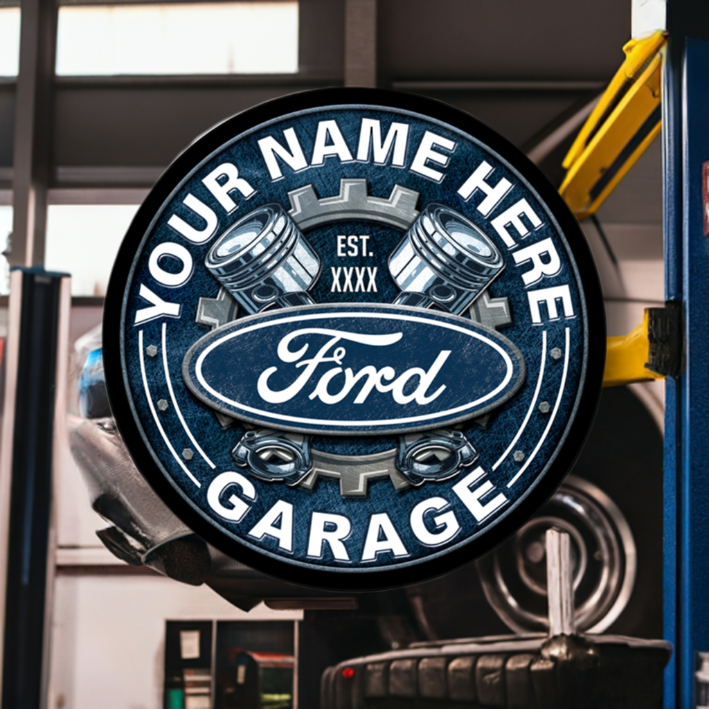 Ford Garage Custom LED Sign 23 in – TheFoundry.Store