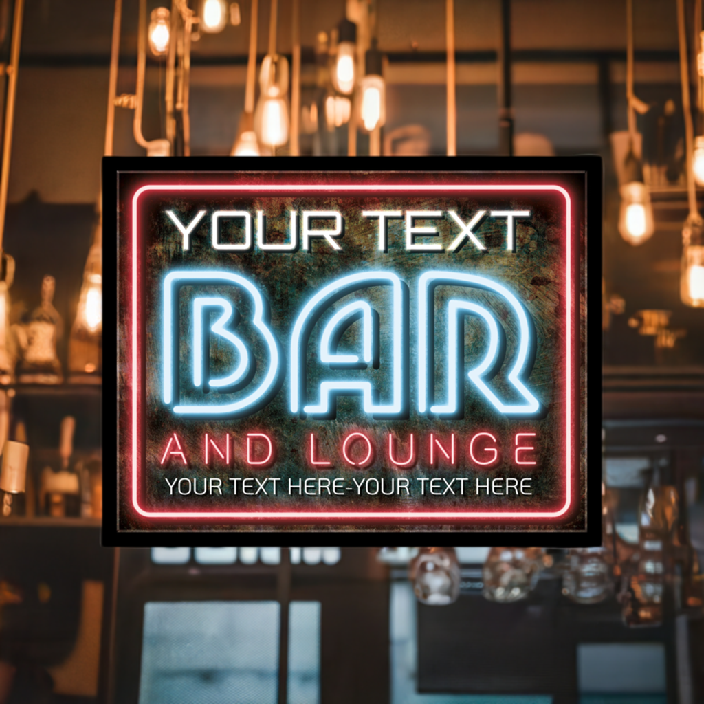 Bar & Lounge Custom LED Sign