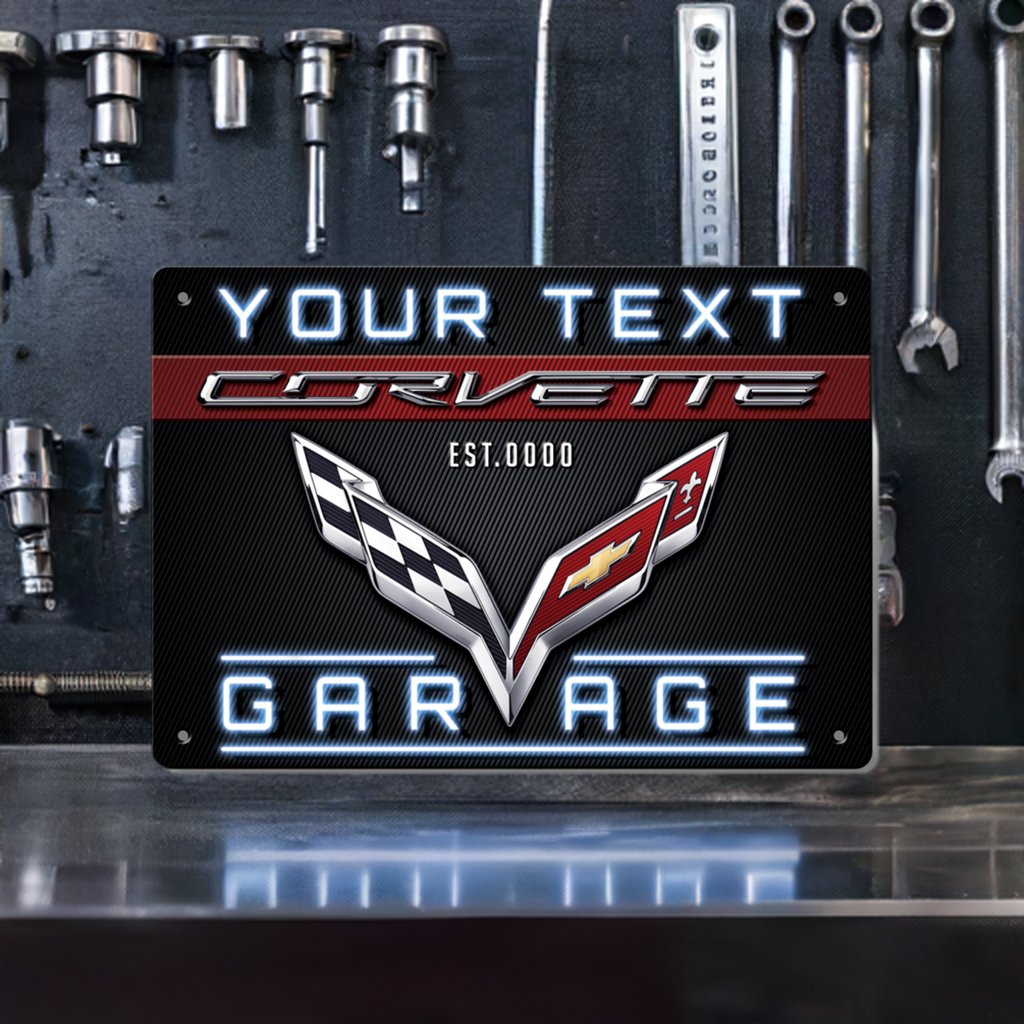 Corvette Garage Desklite (Plate Only)