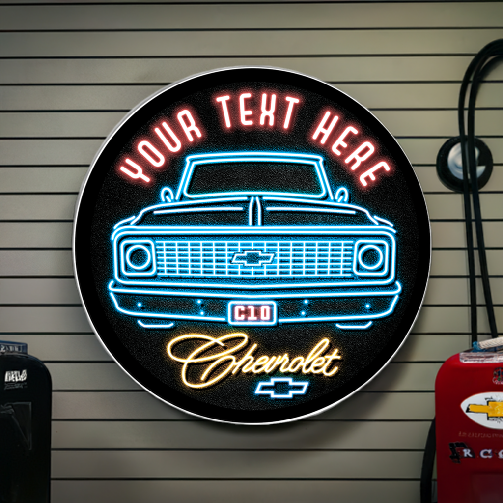 Chevrolet C10 Custom LED Sign 23 in