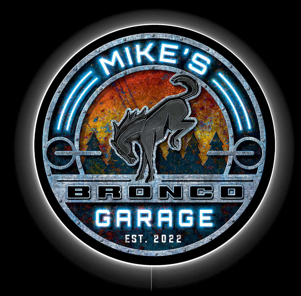 Bronco Custom LED Sign 36 in