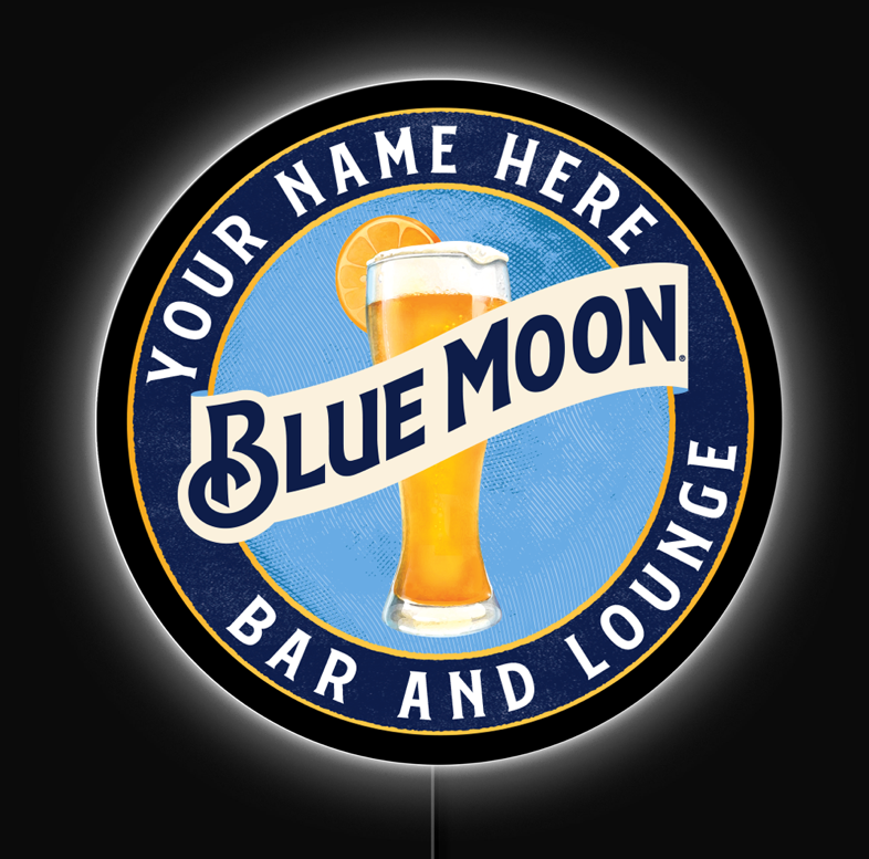 Blue Moon Custom LED Sign
