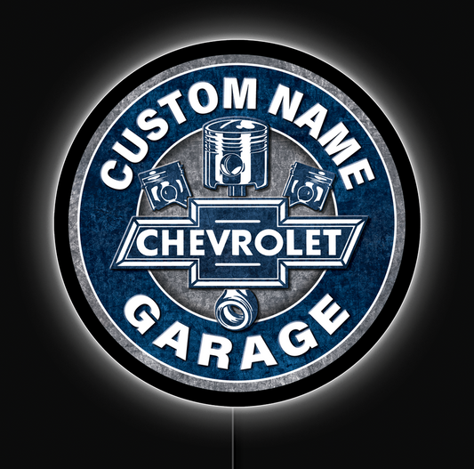Chevrolet Garage Custom LED Sign