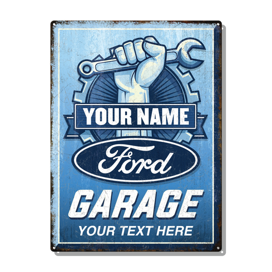 Ford Garage Custom Metal Sign