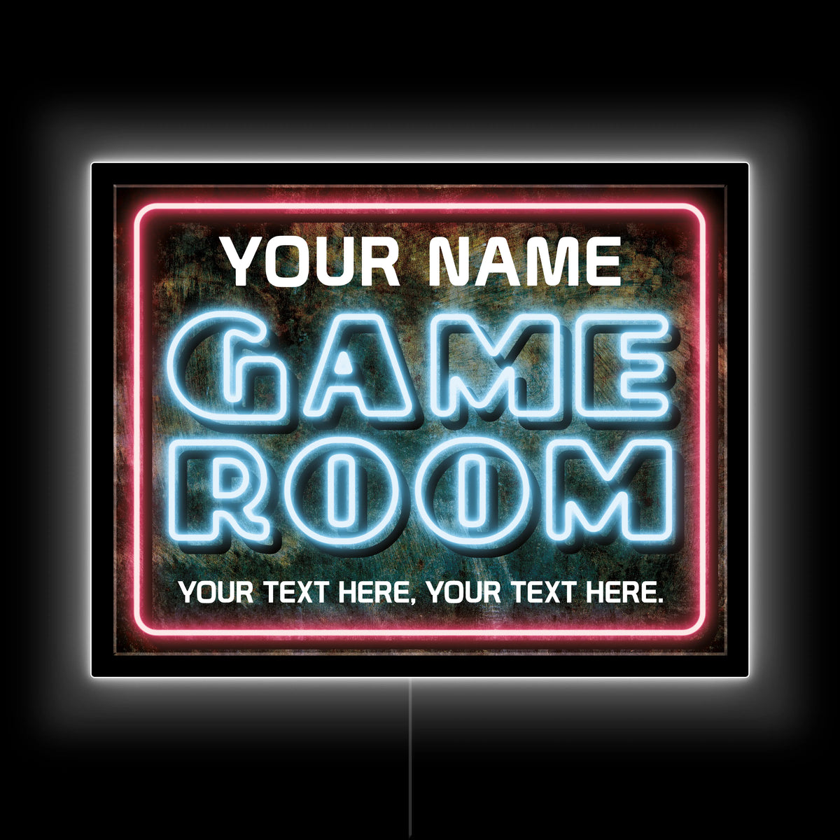 Game Rental Sign Game Room Custom LED Sign – TheFoundry.Store