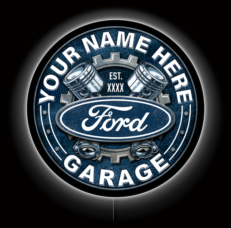 Ford Garage Custom LED Sign 23 in – TheFoundry.Store
